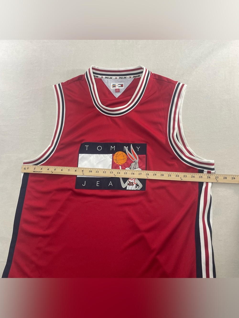 Tommy Hilfiger Jeans Bball Jersey x Space Jam A New Legacy Looney Tunes XXL 2XL - Picture 11 of 12